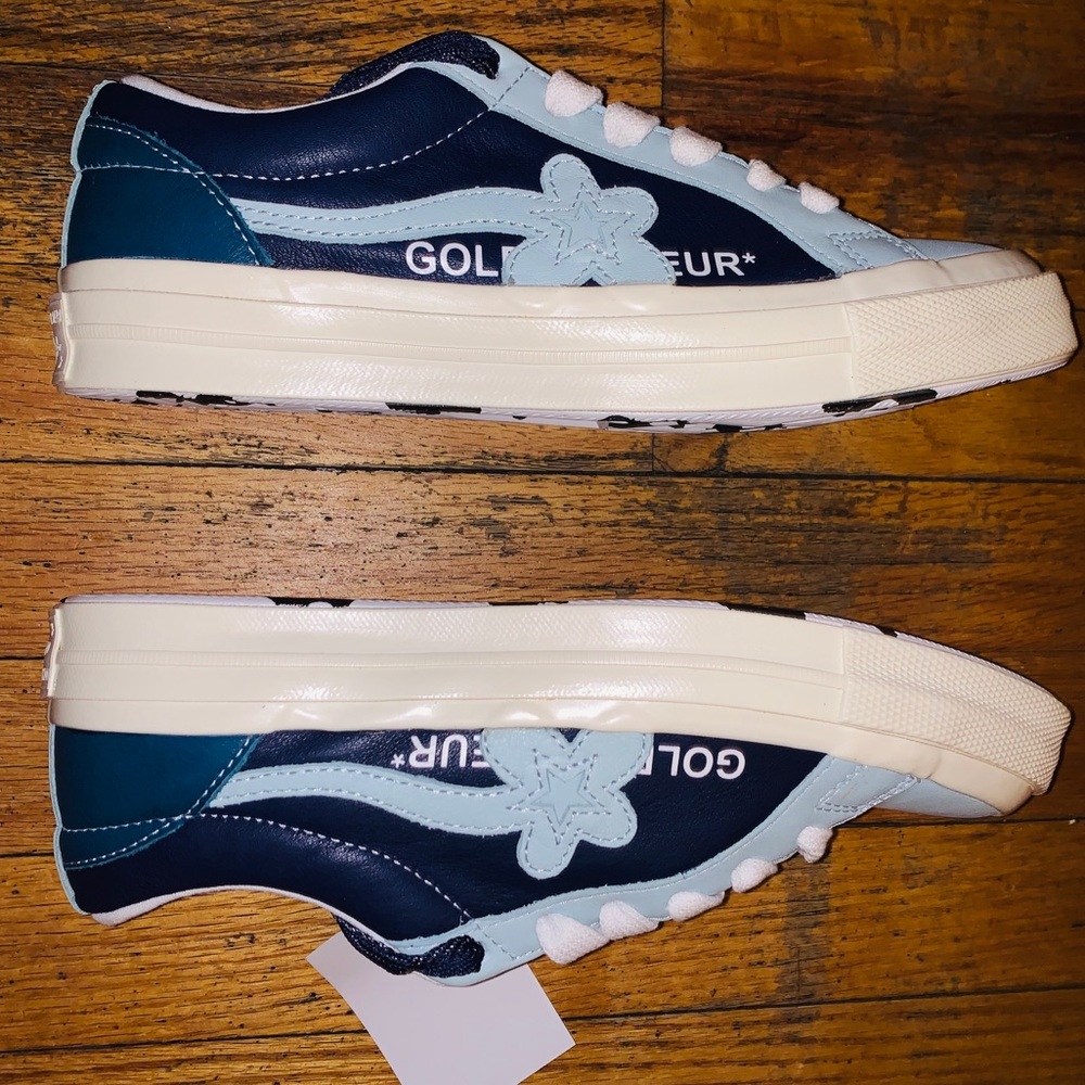 Converse Le Fleur Blue low-top sneakers